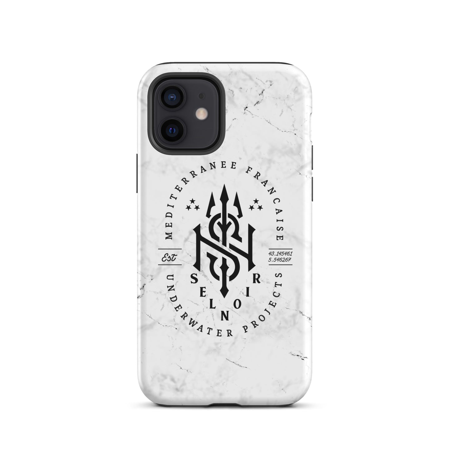 Coque d'iPhone® rigide SEL NOIR Sel Noir Project