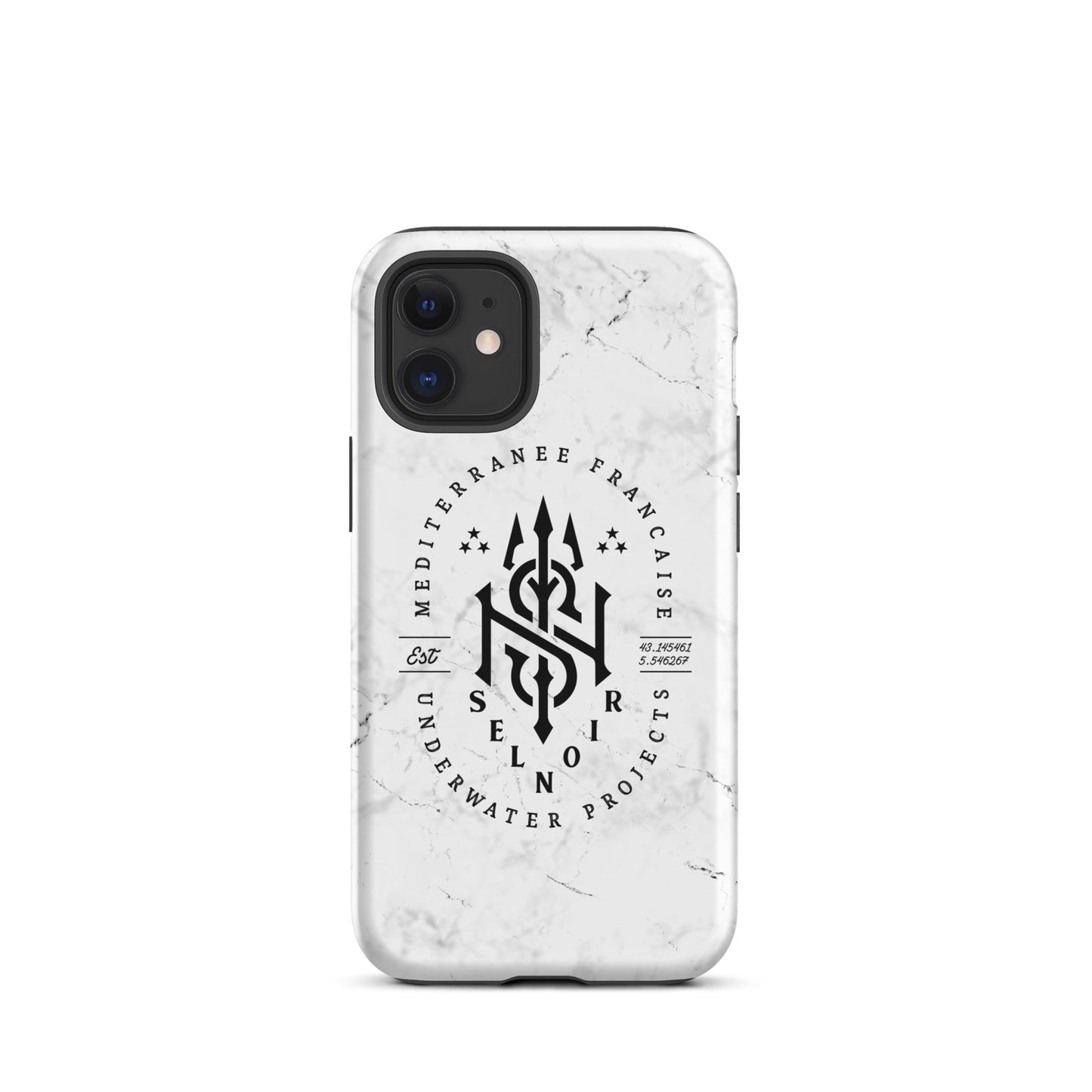 Coque d'iPhone® rigide SEL NOIR Sel Noir Project