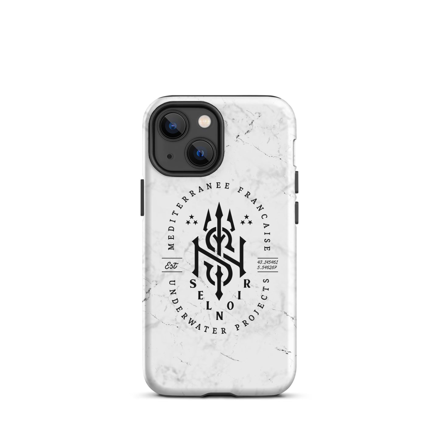 Coque d'iPhone® rigide SEL NOIR Sel Noir Project