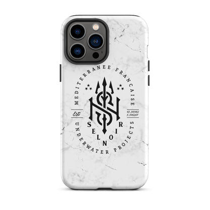 Coque d'iPhone® rigide SEL NOIR Sel Noir Project