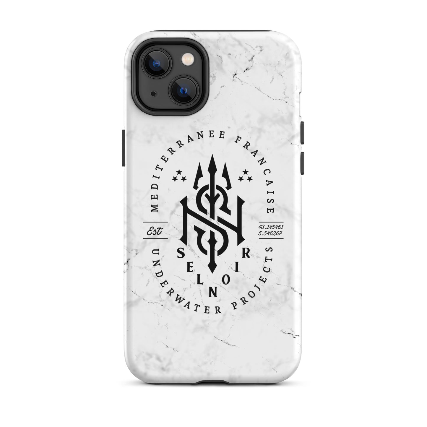 Coque d'iPhone® rigide SEL NOIR Sel Noir Project