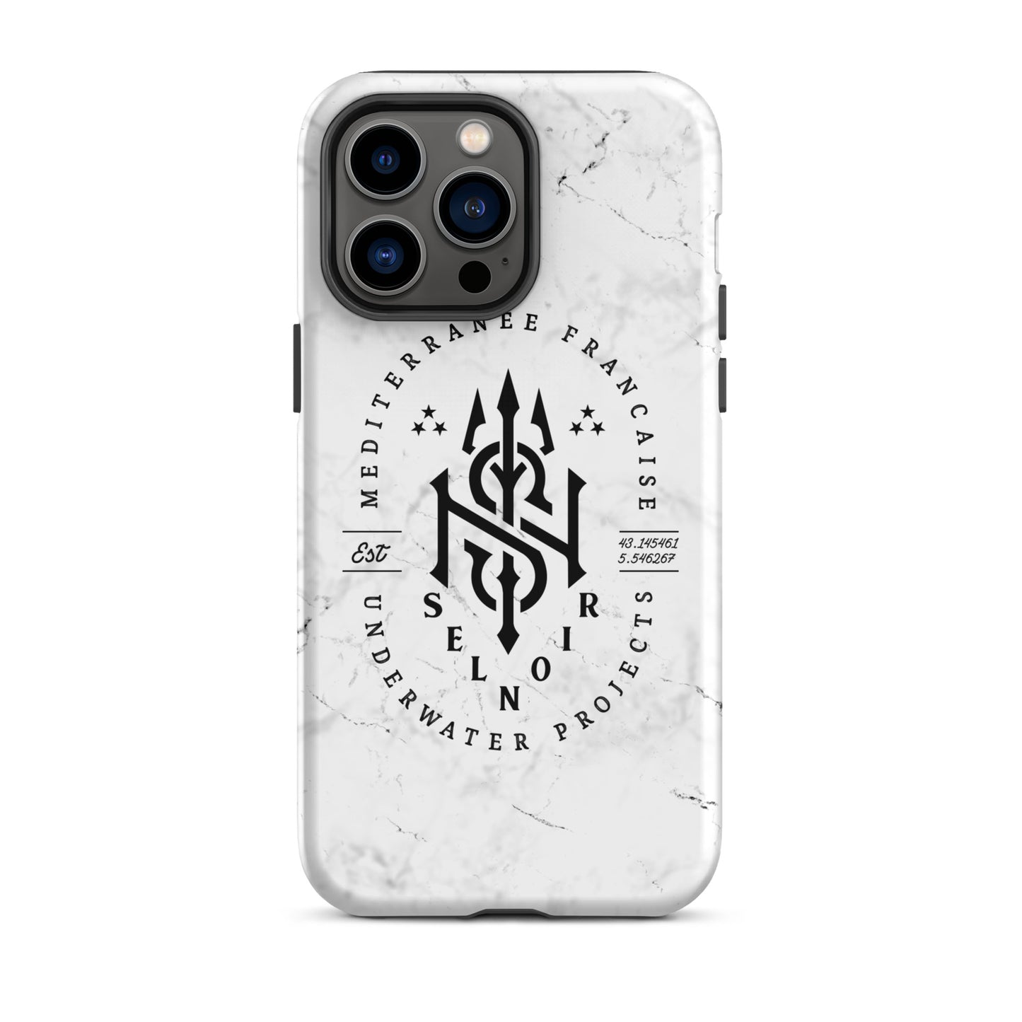 Coque d'iPhone® rigide SEL NOIR Sel Noir Project