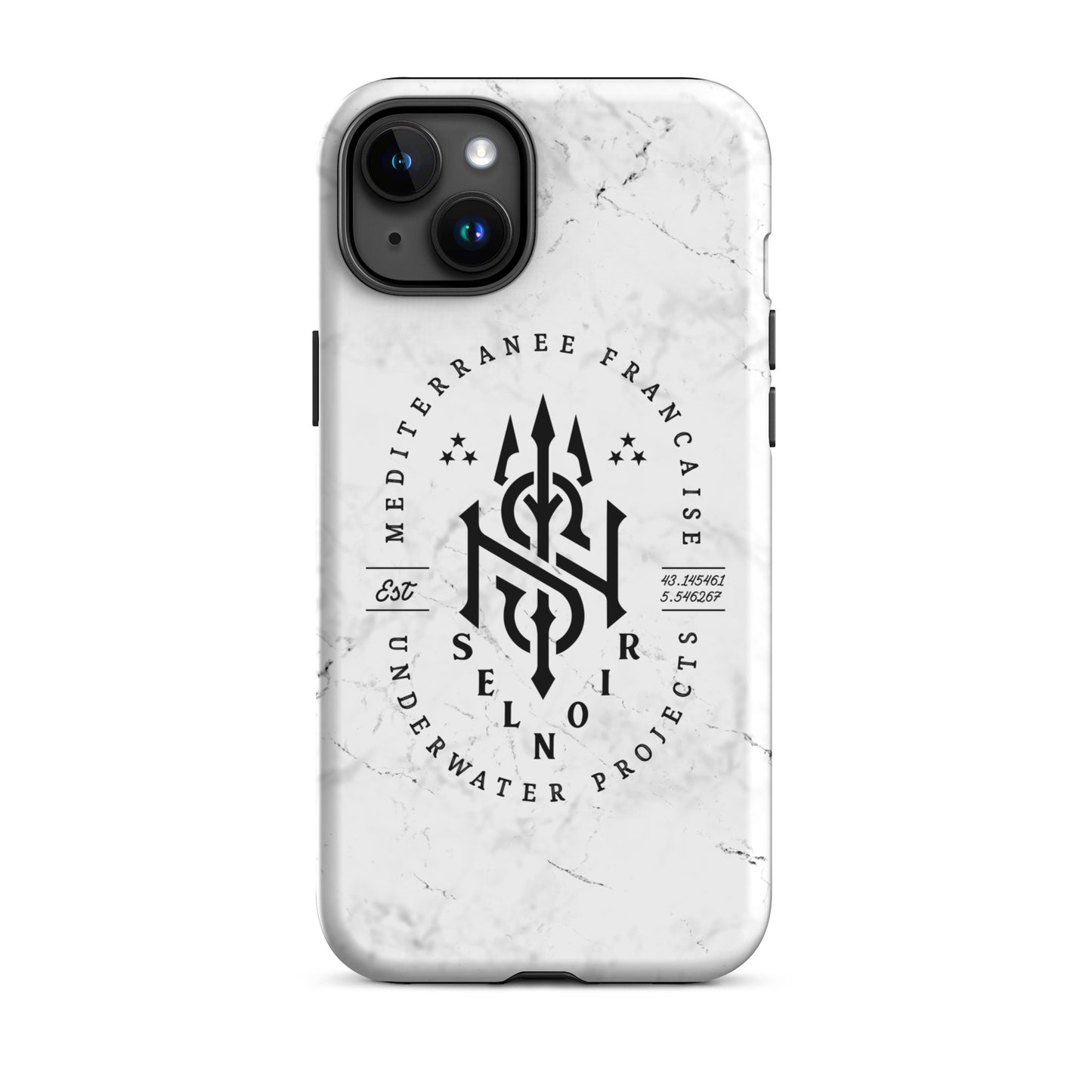 Coque d'iPhone® rigide SEL NOIR Sel Noir Project