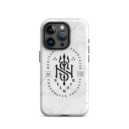 Coque d'iPhone® rigide SEL NOIR Sel Noir Project