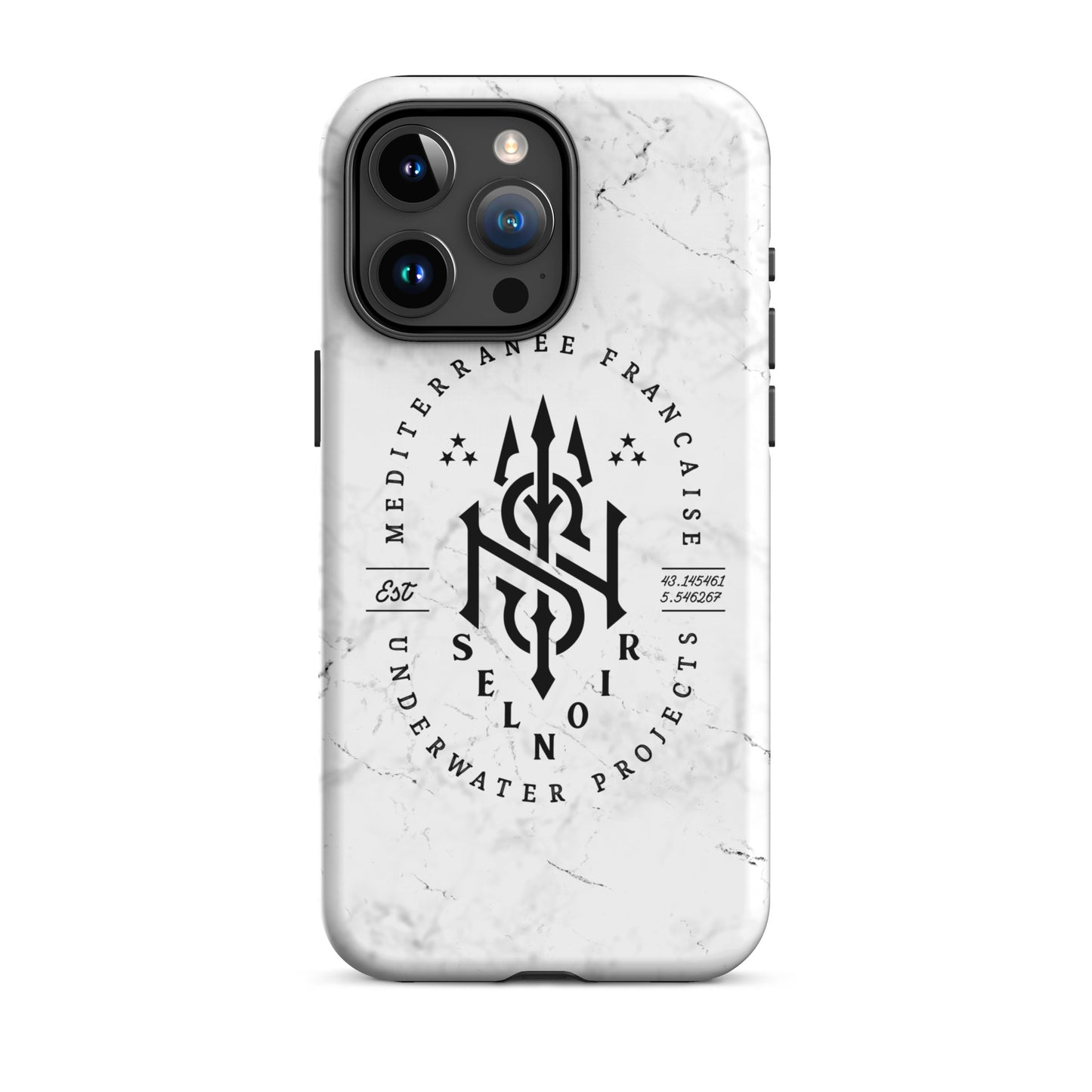 Coque d'iPhone® rigide SEL NOIR Sel Noir Project