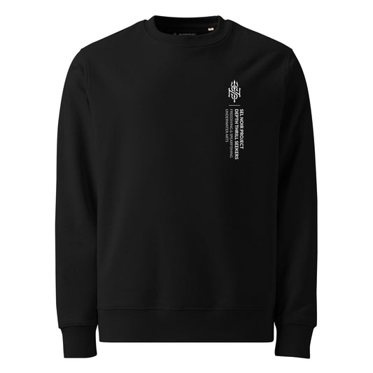 GENESIS Sweatshirt éco-responsable unisexe Sel Noir Project