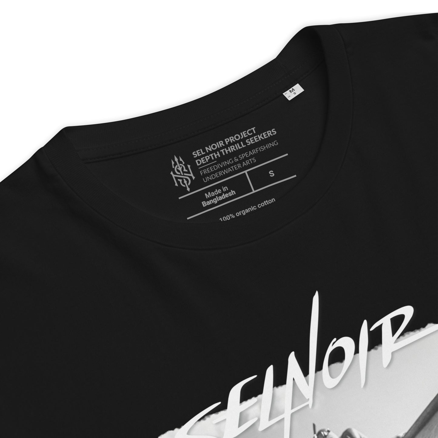 GREEK DIVE T-shirt unisexe en coton biologique Sel Noir Project