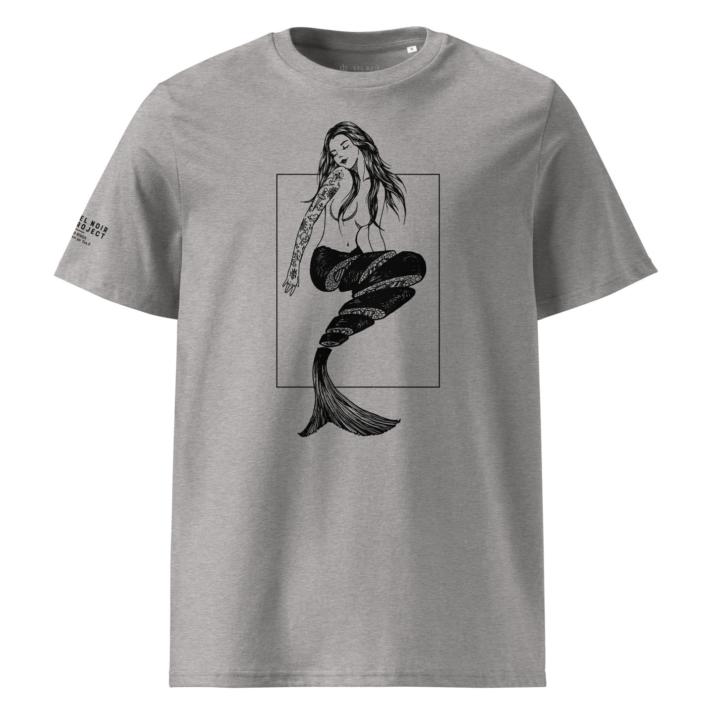 SUSHI T-shirt unisexe en coton biologique Sel Noir Project